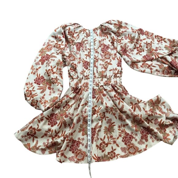 MISA Los Angeles Kara Dress in Falling Floral Satin Made in USA Size XS - Picture 9 of 11